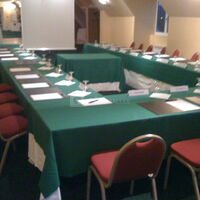Salle des greens.mise en place séminaire