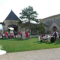 Cour du Pavillon - arrivée des invités
