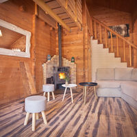 Les Chalets de l'Oust, espace salon