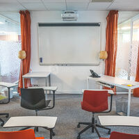Salle colorée
