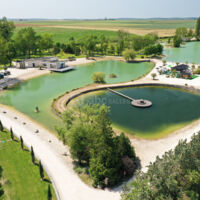Vue aerienne la Villa - Étangs de la Bassée