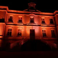 Le Château des Termelles de nuit
