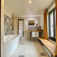 Salle de bain orchidée