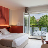 Chambre avec balcon