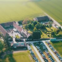 Mariage vue du ciel