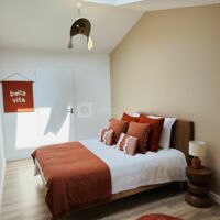 Gîte Les Landes Blanches / Chambre terracotta