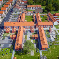 Vue aérienne de la Cité des Electriciens