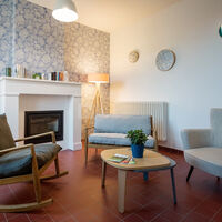 Salon du gite de 8 personnes