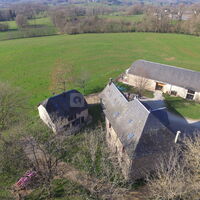 Vue aérienne des 3 batiments