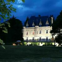 Façade sud vue de nuit