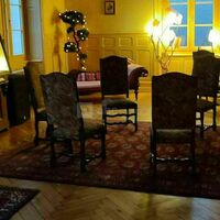 Un des salons du château
