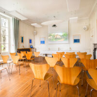 Manoir de Procé - Grande salle de restaurant - Configuration théâtre