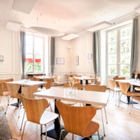 Manoir de Procé - Grande salle de restaurant - Configuration cabaret