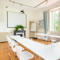 Manoir de Procé - Salon à l'étage - Configuration U