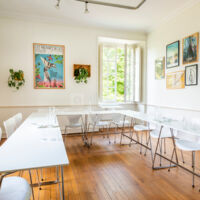 Manoir de Procé - Salon à l'étage - Configuration U