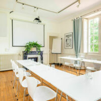 Manoir de Procé - Salon à l'étage - Configuration U