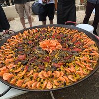 Paella feu de bois