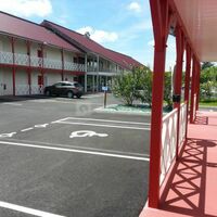 Accès au parking de l'hôtel
