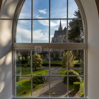 Vue sur la Basilique de Pontmain