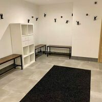 Un espace dédié pour les vestiaires