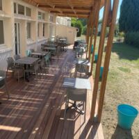 Nouvelle terrasse restaurant agapé