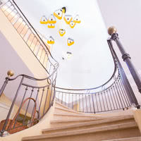 Escalier menant aux salles