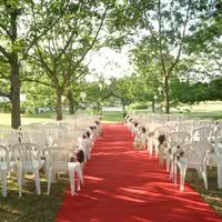 Cérémonie sous les chênes rouges d'Amérique