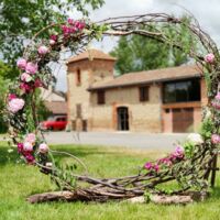 L’arche ronde en bois faite maison