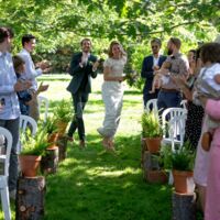 Cérémonie sous les chênes rouges d'Amérique (Photo : magnificence studio)