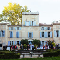 Buffetb devant le château