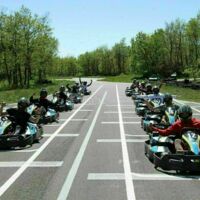 Départ  grand prix kart