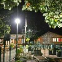 La terrasse panoramique de nuit