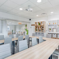 Salle de réunion communicante