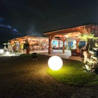 Préau sur terrasse