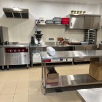 Cuisine salle voutée