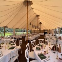Tente repas mariage