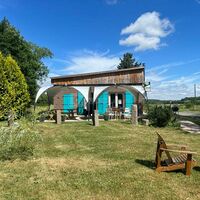 La guinguette vue de l'extérieur