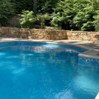 La piscine en été