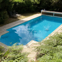 La piscine en été
