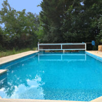 La piscine en été