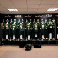 Visite des vestiaires