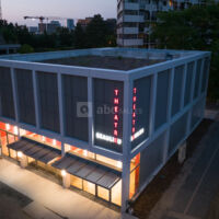 Théâtre vue extérieur drone