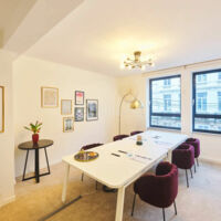 Rainbow meeting room