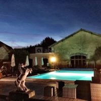 Piscine nuit