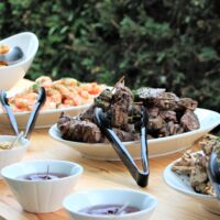 Buffet et live cooking