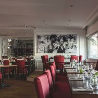 Salle en configuration restaurant