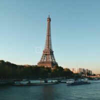 Péniche - Vue Tour Eiffel