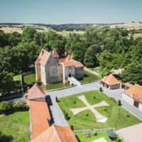 Château vu de hauteur