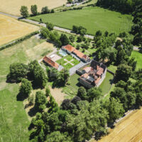 Château vu du ciel