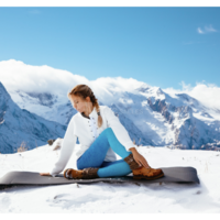 Snow yoga